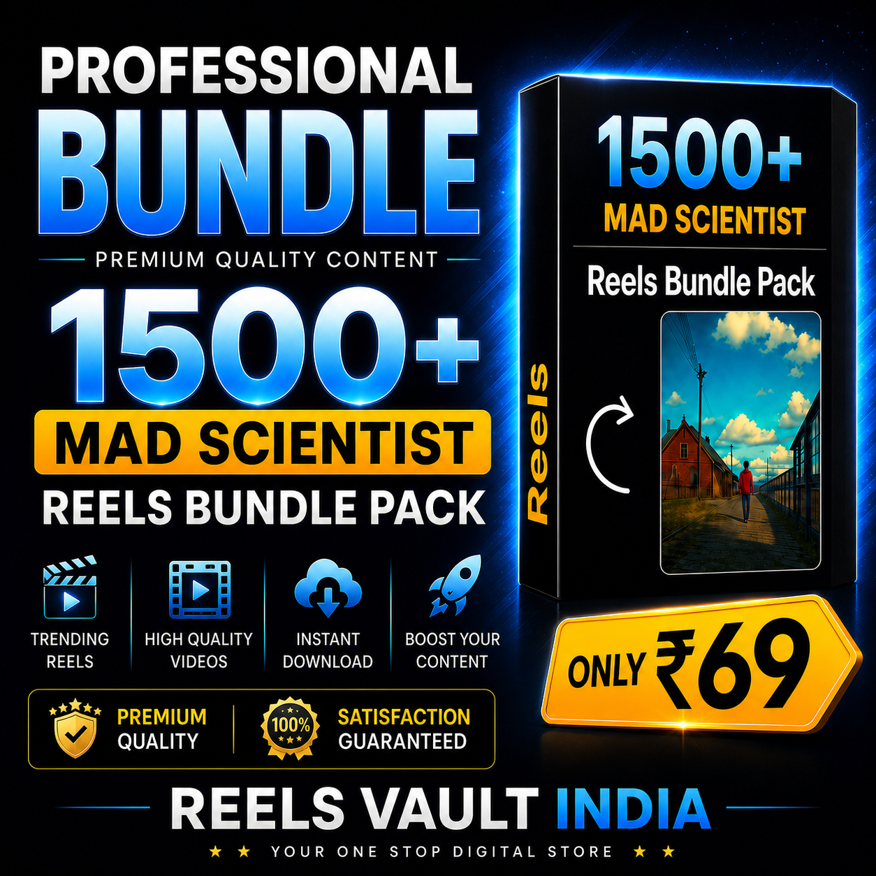 1500+ Viral Mad Scientist Reels Bundle